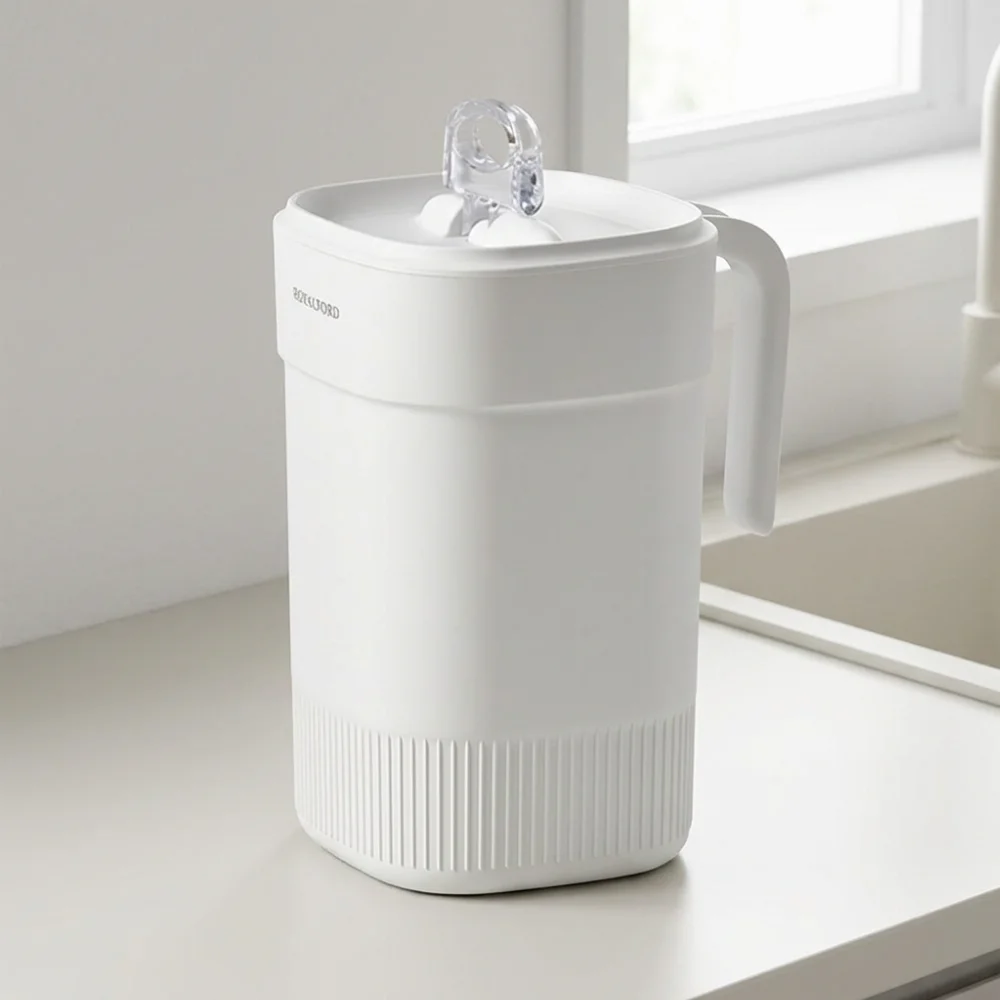 로얄포드 냄새막는 진공 밀폐 음식물 쓰레기통, 화이트, 3L, 1개
