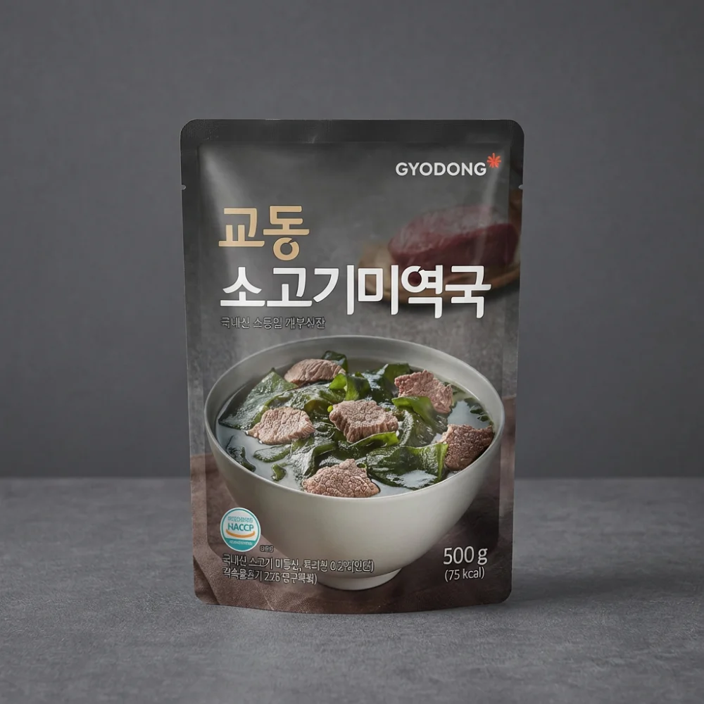 교동 소고기 미역국, 500g, 5개