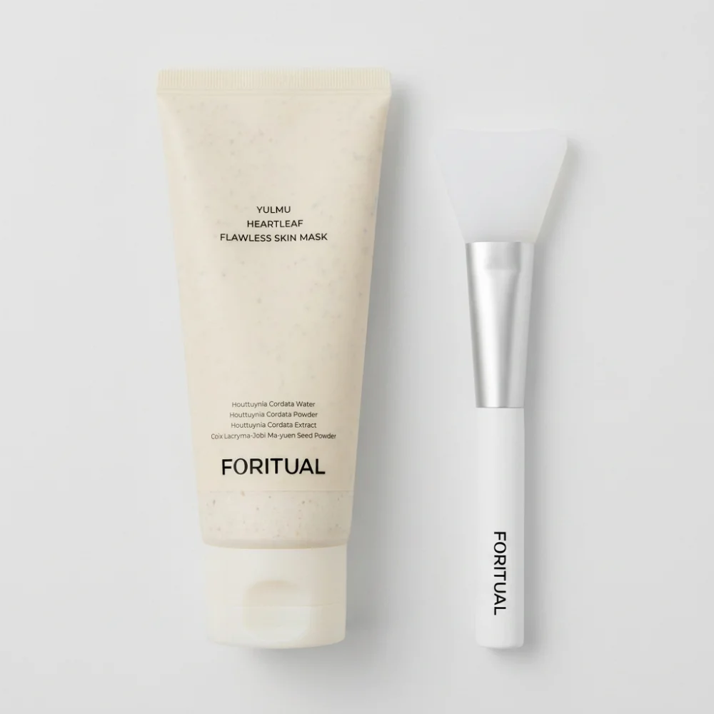 포리추얼 율무어성초 매끈 스킨팩, 100ml, 1개 + 브러쉬 증정
