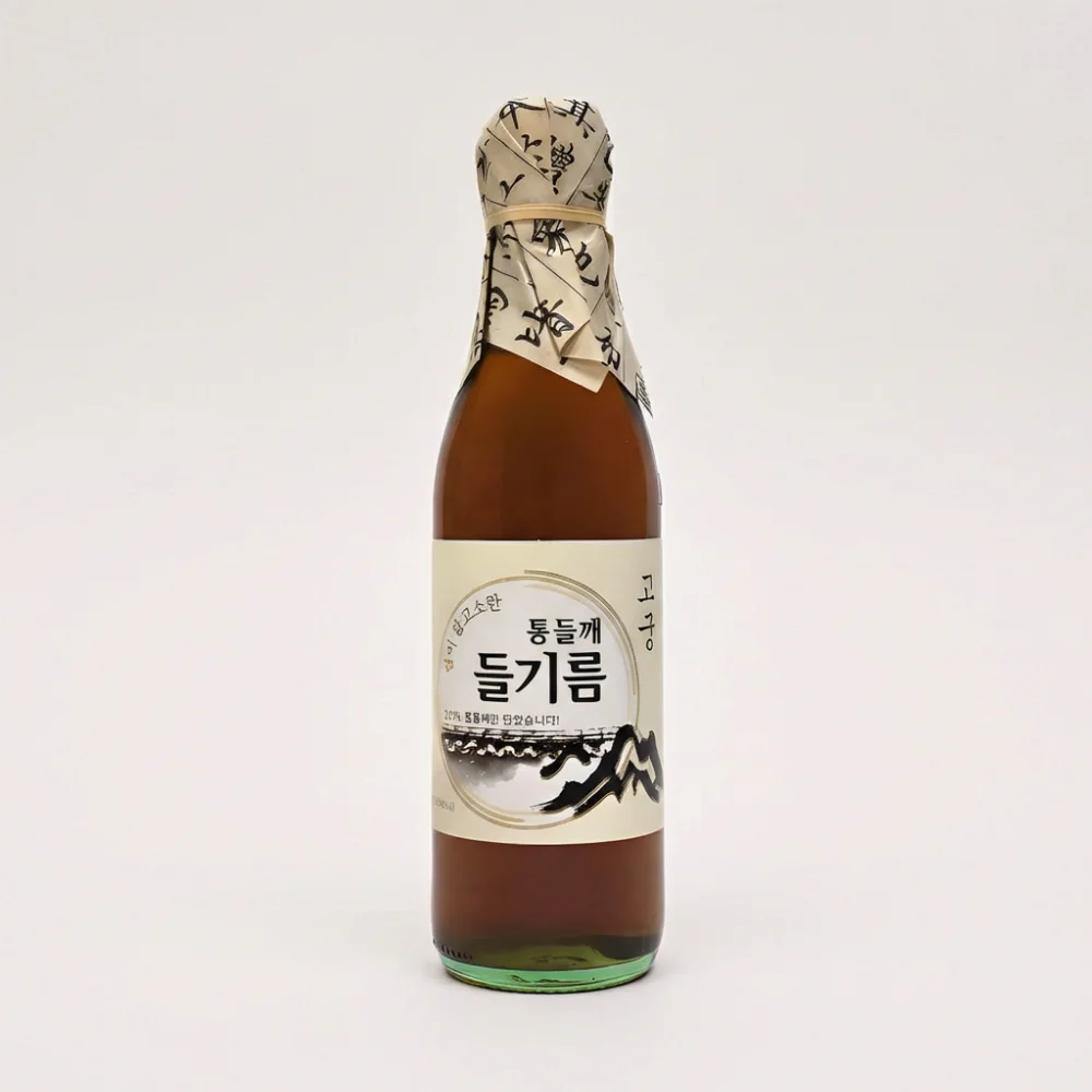 고궁 통들깨 들기름 100퍼센트, 350ml, 4개