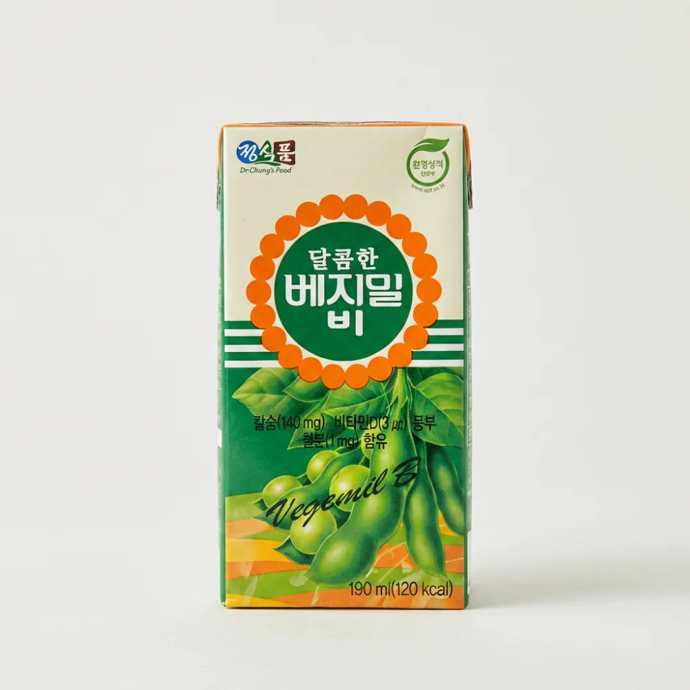 정식품 달콤한 베지밀 비, 190ml, 48개