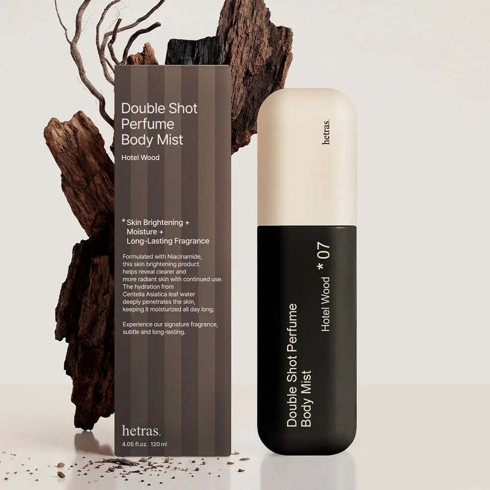 헤트라스 더블샷 퍼퓸 바디미스트, 호텔우드향, 120ml, 1개