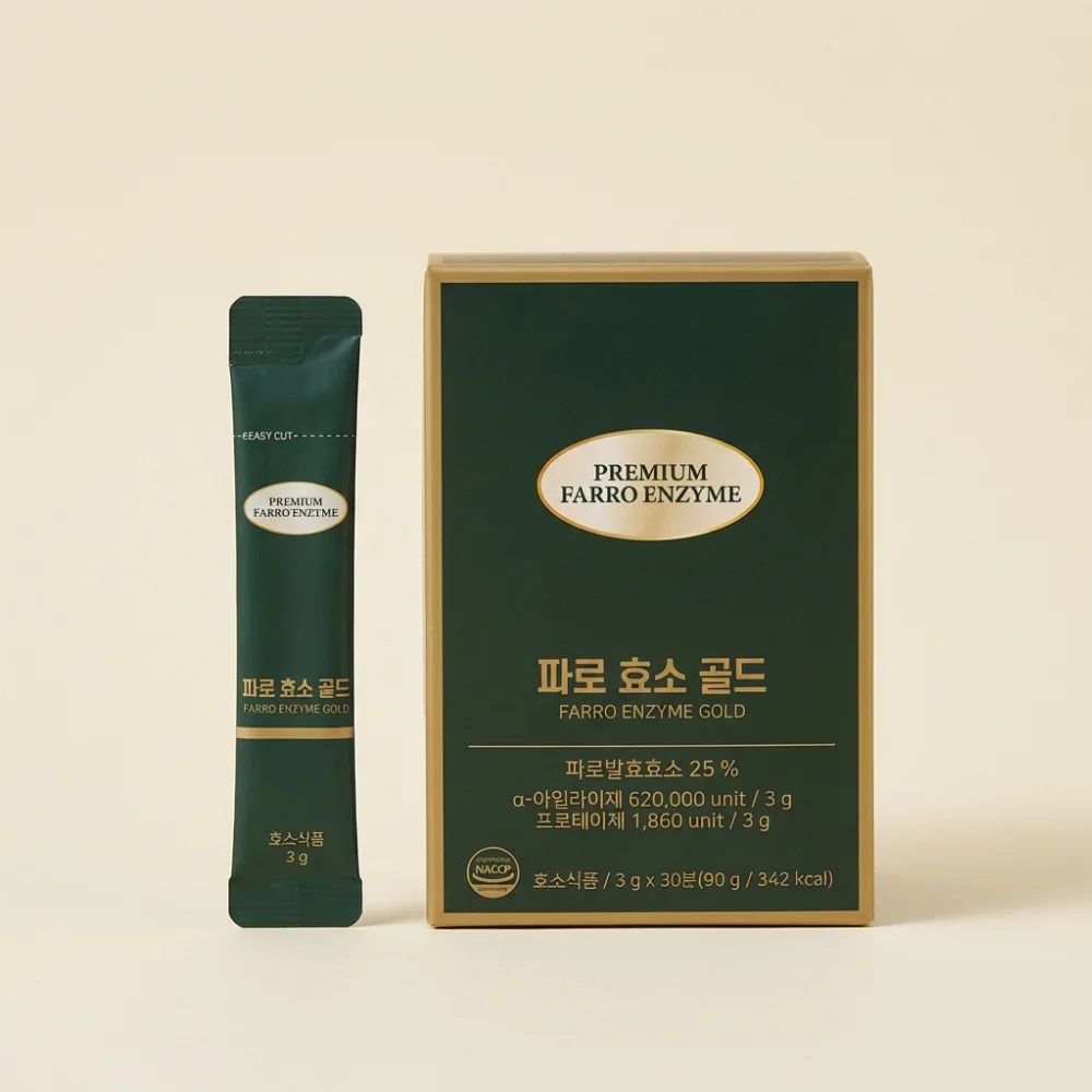 올바른 파로 효소 골드, 3g, 30포, 6박스