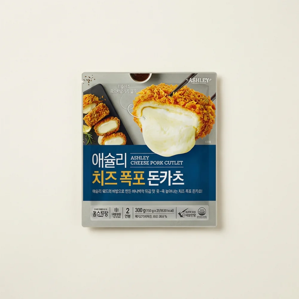 애슐리 치즈 폭포 돈카츠, 300g, 2개입, 2팩