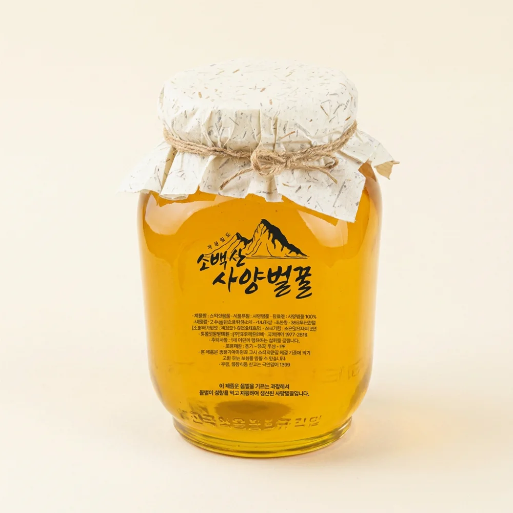 작심밀도 지리산 사양벌꿀, 2.4kg, 1개