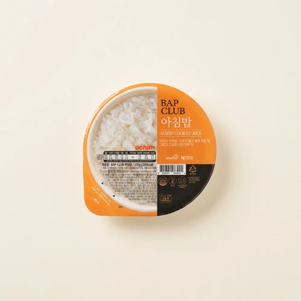밥클럽 아침밥, 210g, 36개