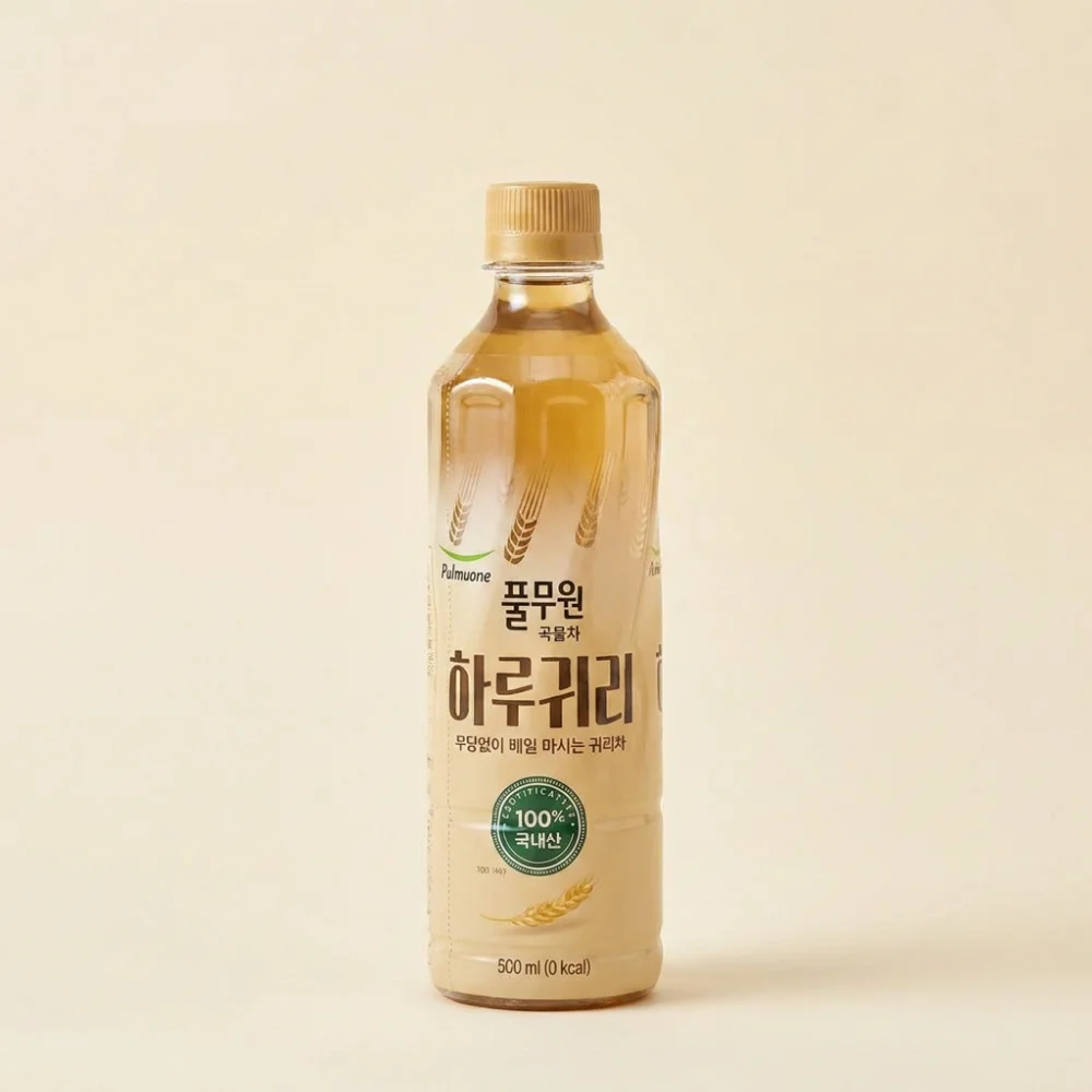 풀무원 곡물차 하루귀리, 500ml, 24개