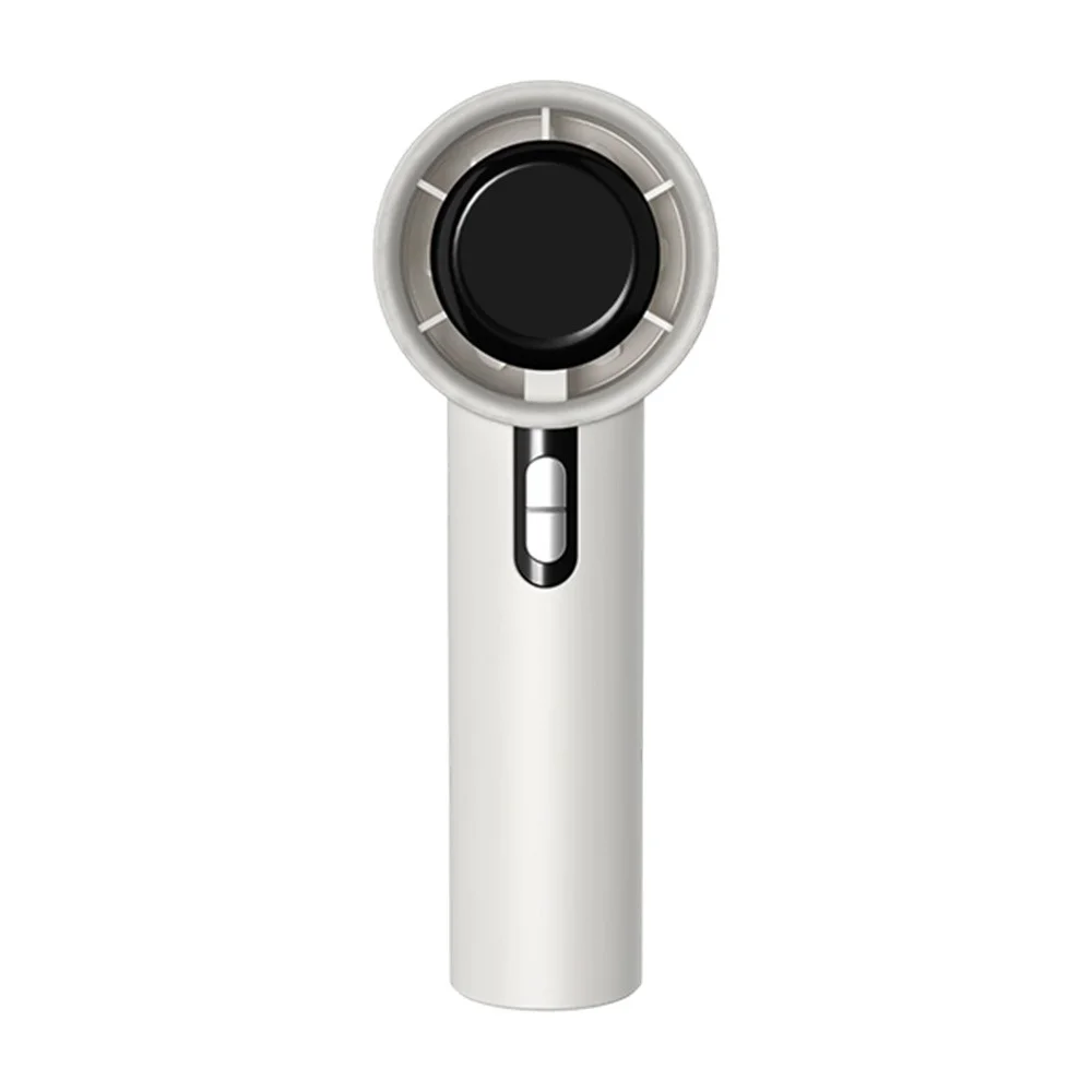 아이노 LCD 버튼형 휴대용 선풍기, ANFA-3K-14-YC, 3000mAh, 화이트, 1개