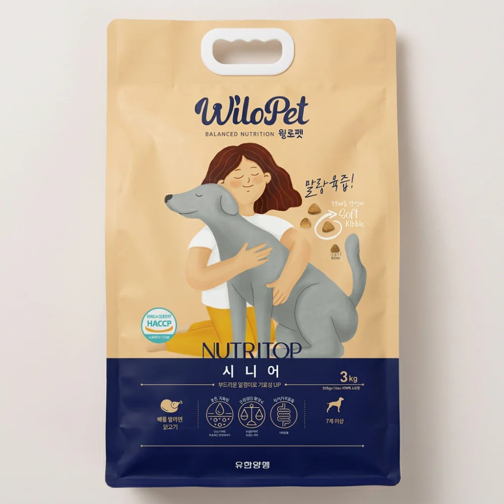 뉴트리탑 시니어, 7세 이상, 3kg, 1개