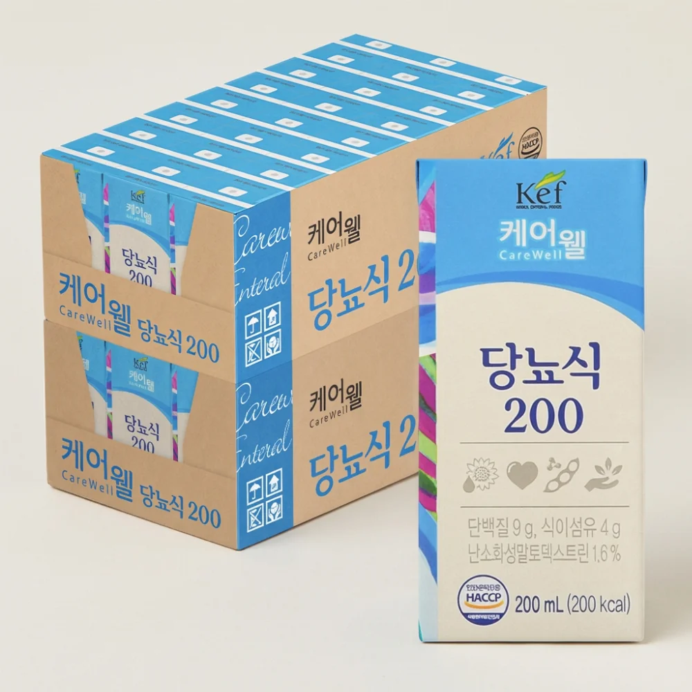 케어웰 당뇨식 200, 200ml, 24개, 2박스