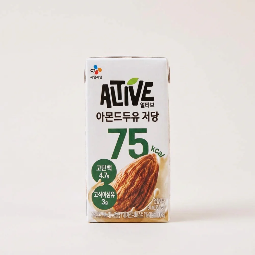 얼티브 저당 아몬드 두유, 190ml, 24개