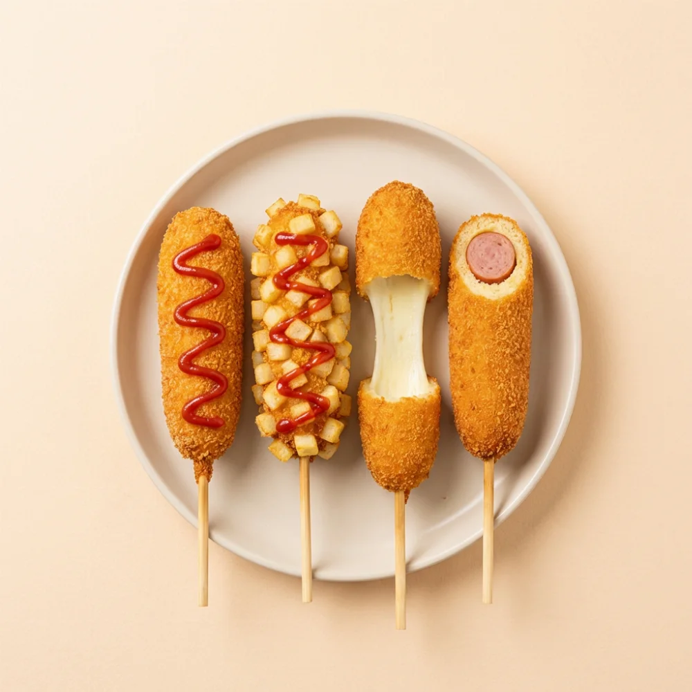 애슐리 크리스피 핫도그 4종, 80g, 8개입, 2세트