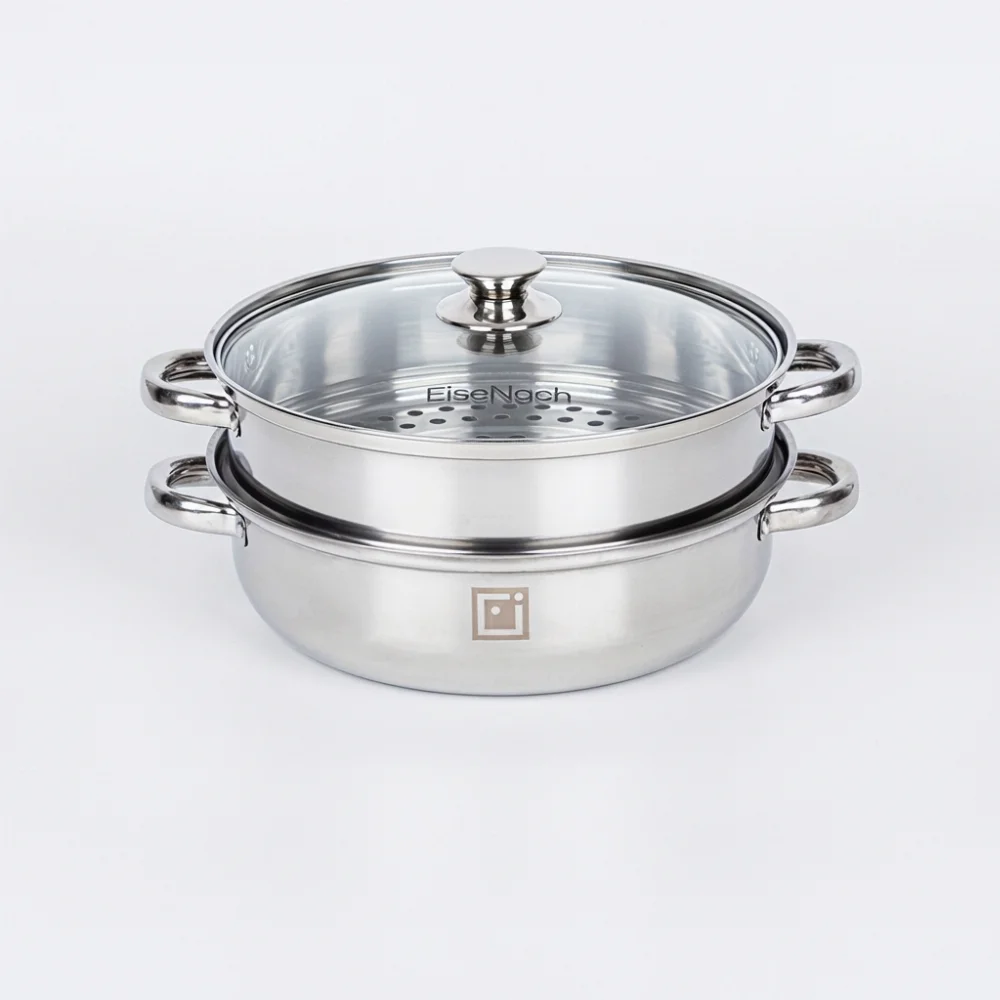 아이제나흐 에센 스테인레스 찜솥 전골 냄비, 28cm, 1세트