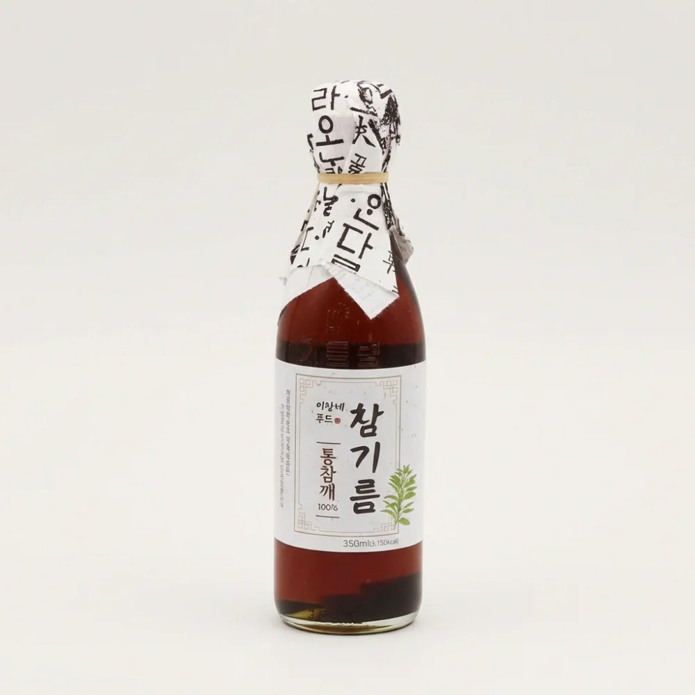 전통압착 통참기름, 350ml, 4개