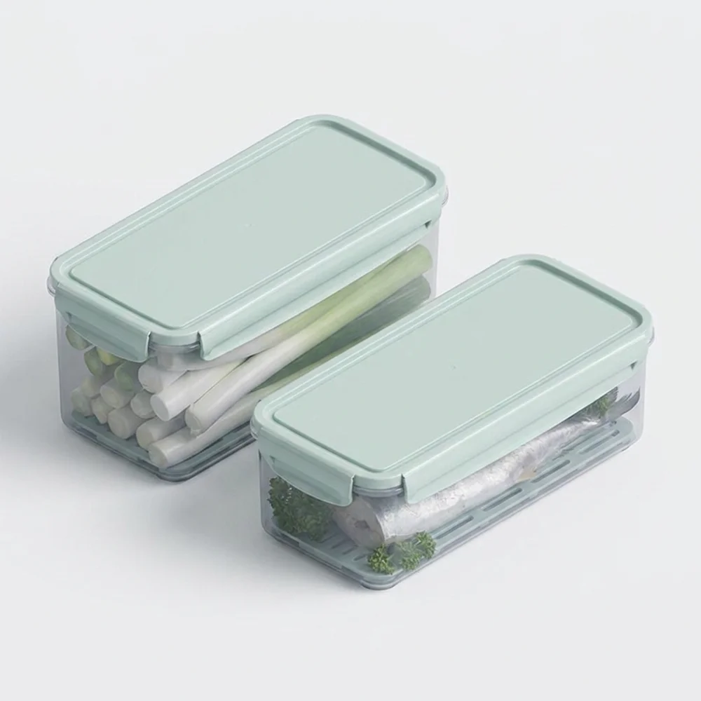 나누담 물받이 파통 밀폐용기, 3000ml, 2개, 1개