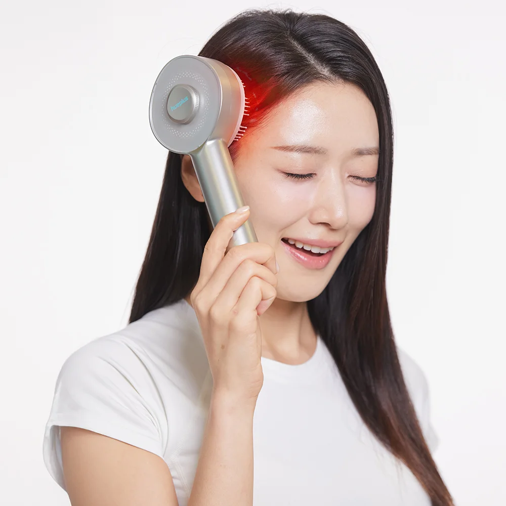휴플러스 두피 EMS 마사지기, CORDZERO-DP111, 실버, 1개