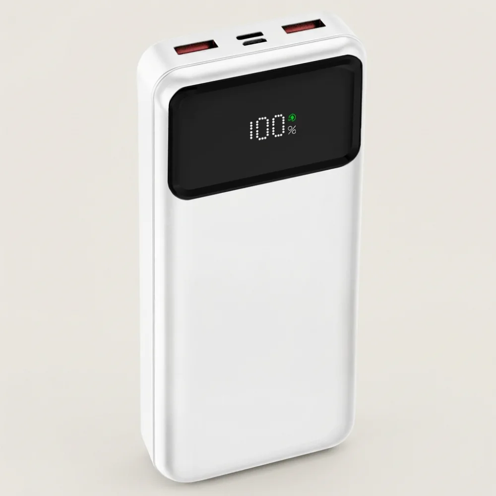에이팔란스 대용량 보조배터리, 20000mAh, 화이트, 1개