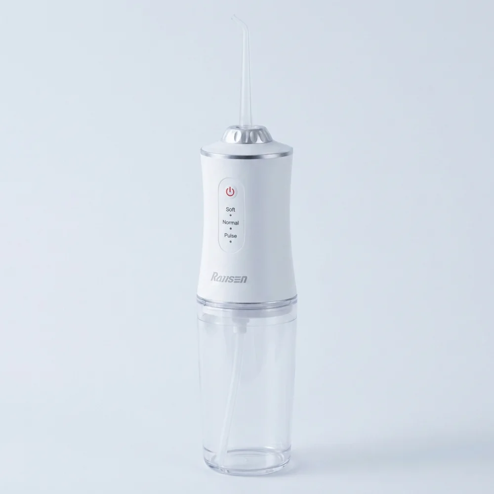 란센 휴대용 구강 세정기, HL18650, 화이트, 1개
