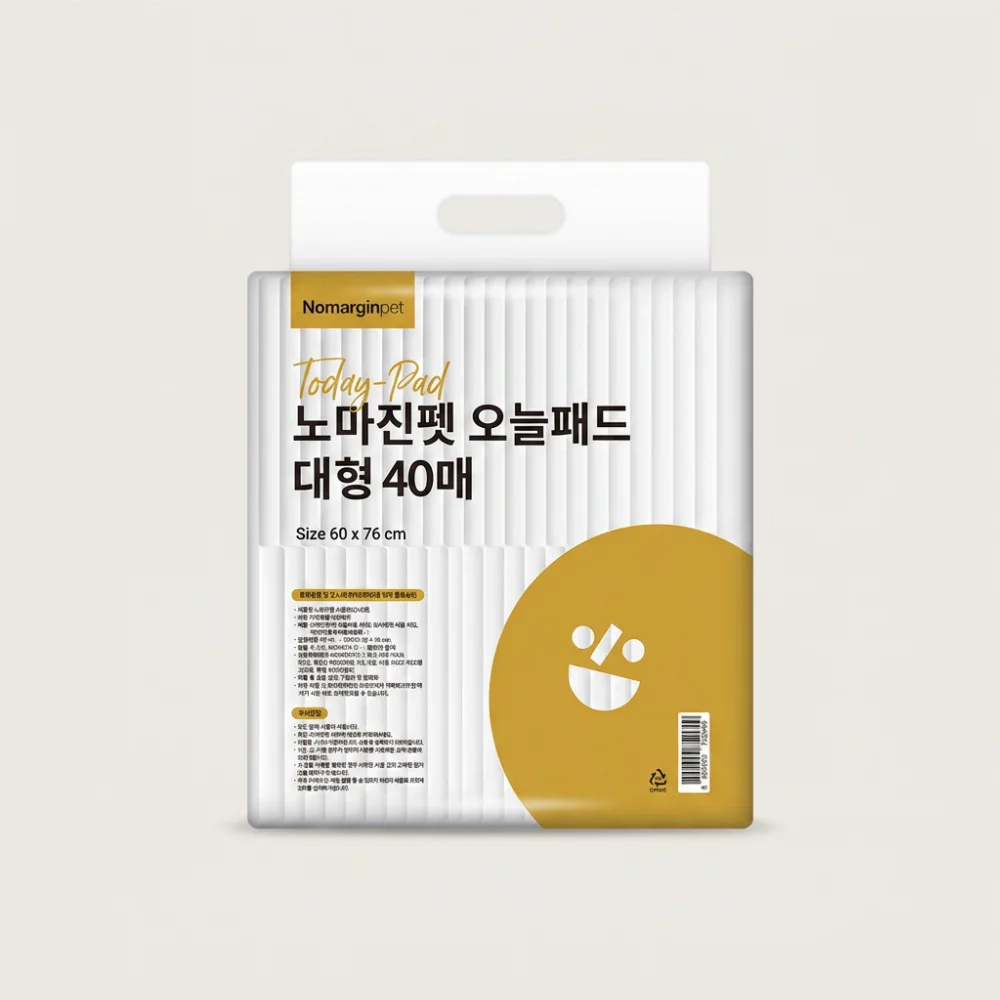 노마진펫 오늘패드, 대형, 40매, 4개