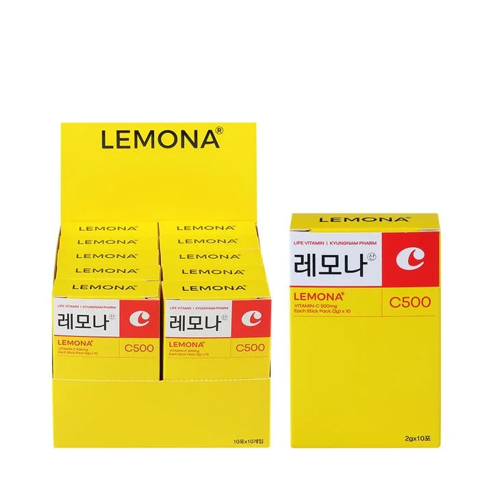 [03079] 경남제약 레모나산 비타민C 500mg, 2g, 10포, 10개