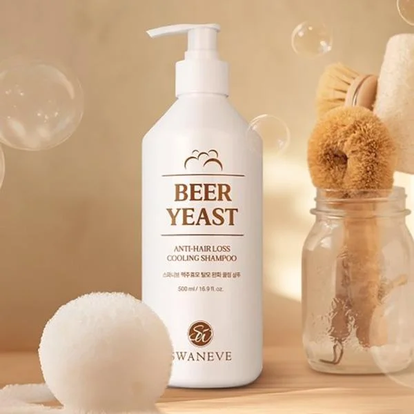 [03833] 스와니브 맥주효모 탈모 완화 쿨링 샴푸, 500ml, 1개