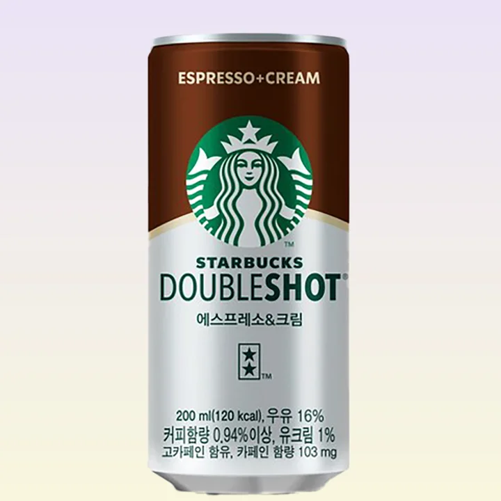 [03956] 스타벅스 더블샷, 에스프레소&크림, 200ml, 12개