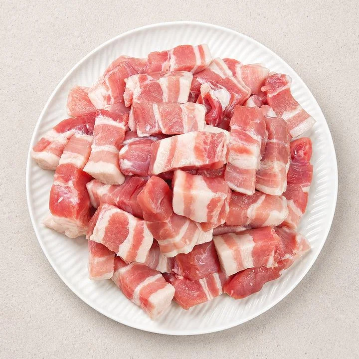 [04043] 고기중독 한입삼겹살, 500g, 2개