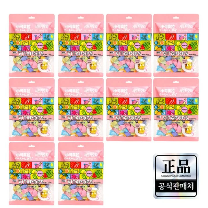 [04047] 샤오커오라 비타팝스, 100g, 10개