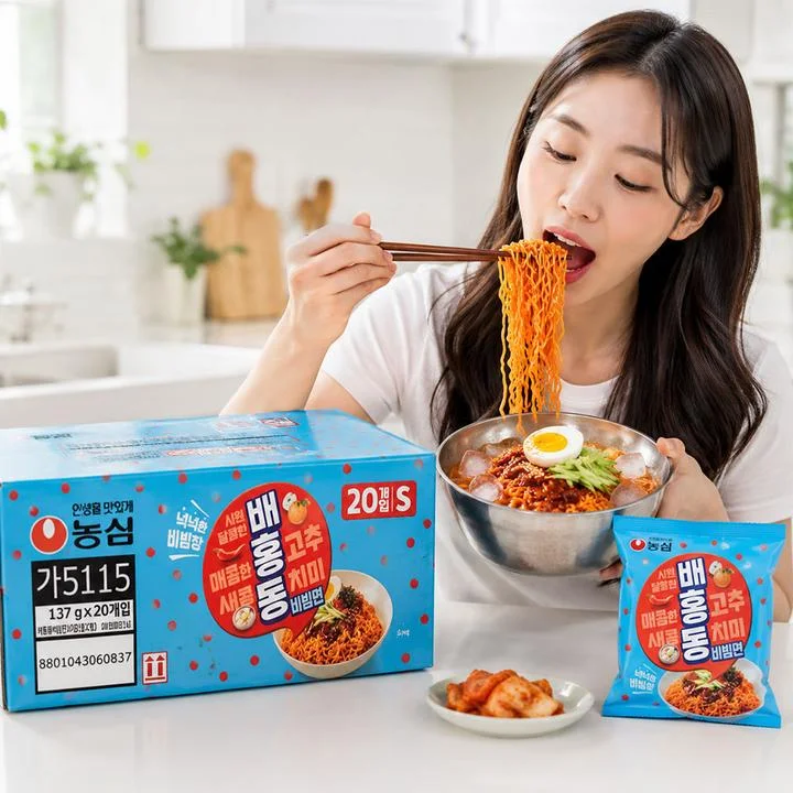 [04052] 농심 배홍동 비빔면, 137g, 20개