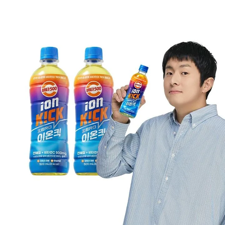 [04106] 광동 비타500 이온킥 제로, 500ml, 24개