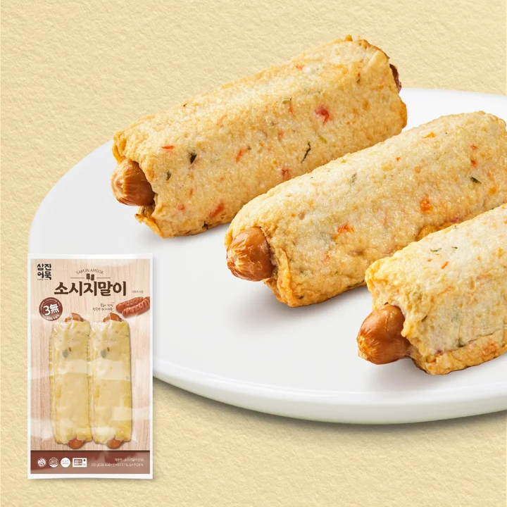 [04155] 삼진어묵 소시지말이, 200g, 5개