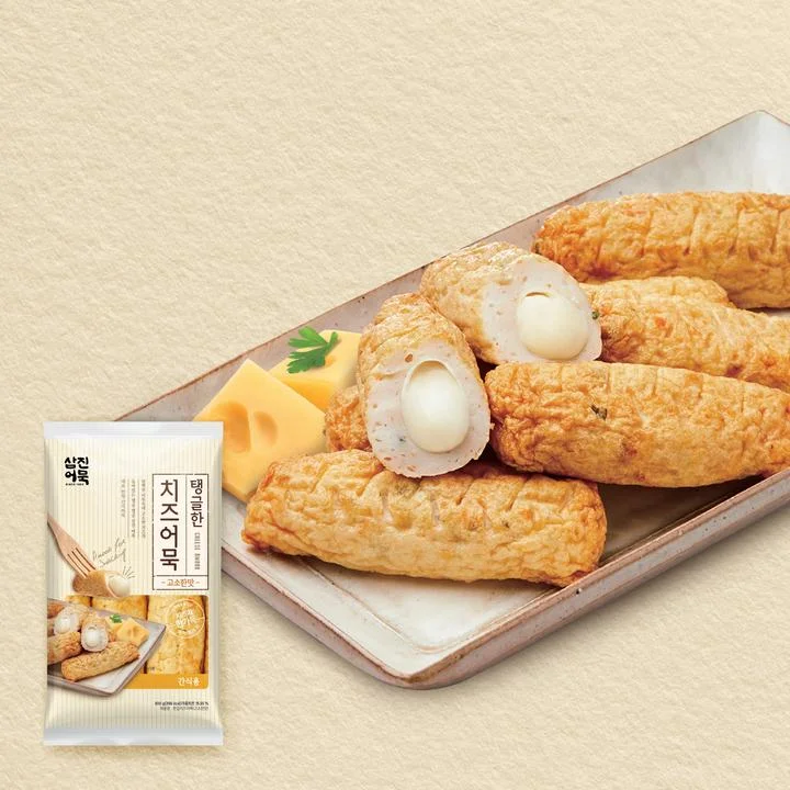 [04163] 삼진어묵 탱글한 치즈어묵 고소한맛, 300g, 4개