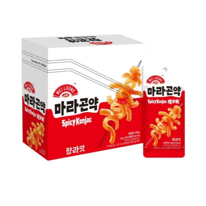[05377] 웨이롱 마라곤약, 향라맛, 20g, 20개