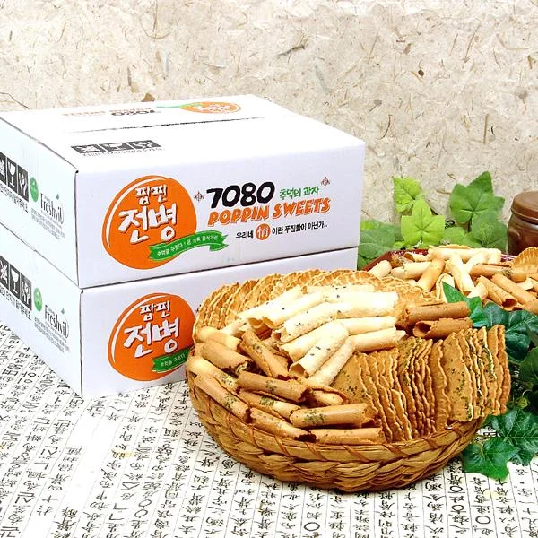 [05402] 7080 추억의 과자 팝핀전병, 900g, 1개