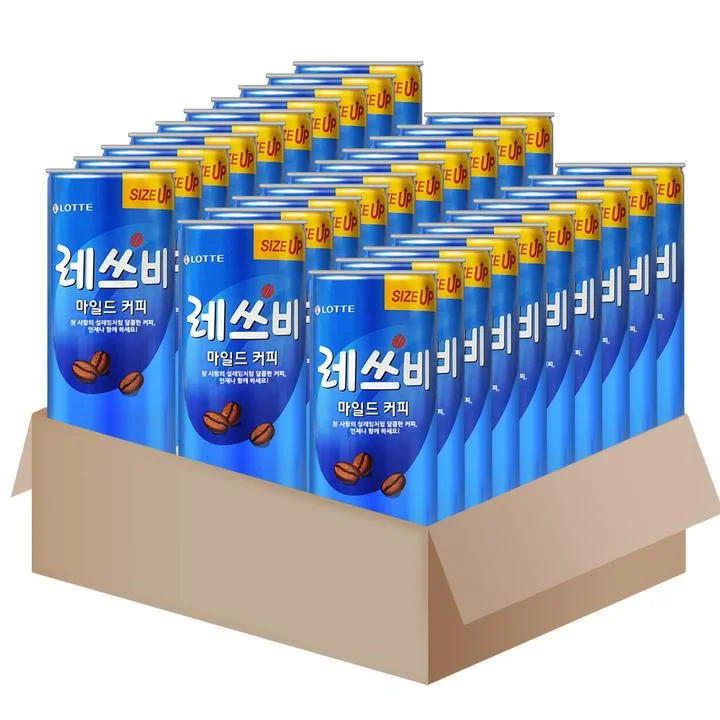 [05426] 롯데칠성음료 레쓰비 마일드 커피음료, 240ml, 20개