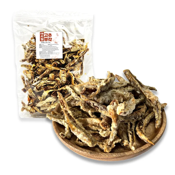 [05471] 고운식품 고추부각, 300g, 3개
