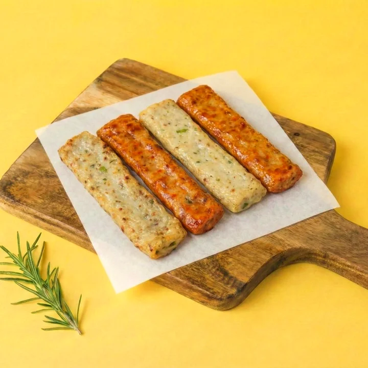 [05487] 산아푸드 산아 수제 구워먹는 어묵바, 매운고추맛, 460g, 12개