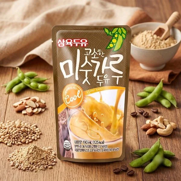 [05568] 삼육 미숫가루두유 파우치, 190ml, 60개