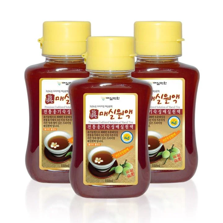 [05689] 매실락원 진매실원액, 150ml, 3개
