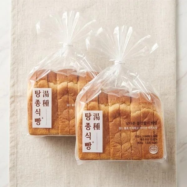 [05728] 신라명과 탕종식빵, 400g, 2개