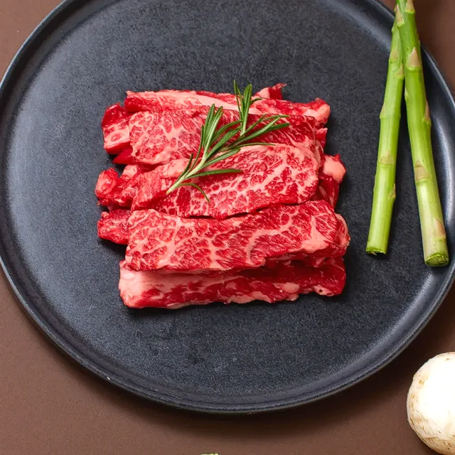 [05740] 에딧어스 무항생제 쇠고기 꽃갈비살, 300g, 1개