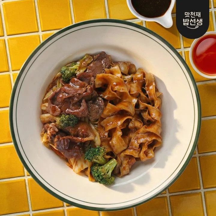 [05744] 맛천재 밥선생 야채 듬뿍 직화불고기 도삭면, 782g, 2개