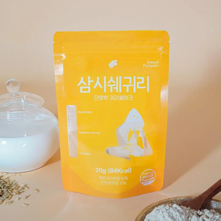 [05767] 논앤밭위드 삼시쉐귀리 귀리쉐이크, 단호박, 20g, 100개