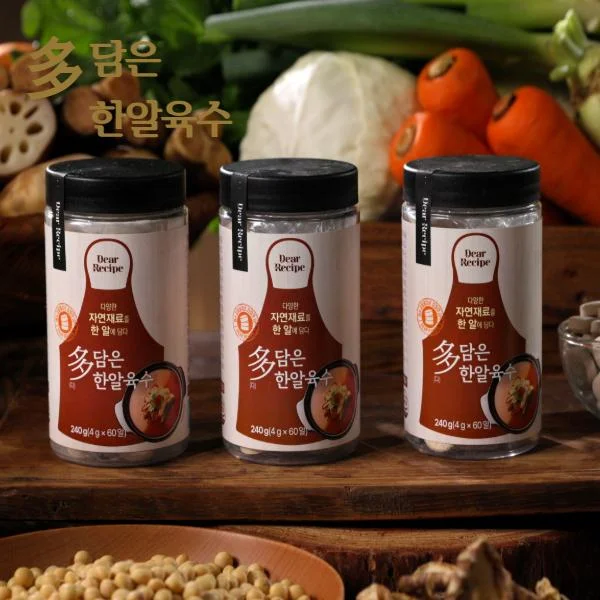 [05808] 다담은 한알육수, 195g, 3통