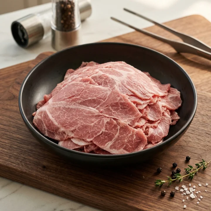 [05821] 무항생제 한돈 얇은 목심, 400g, 1팩