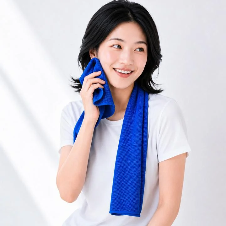 [06303] 캡슐 스포츠 타올, 그레이, 2개