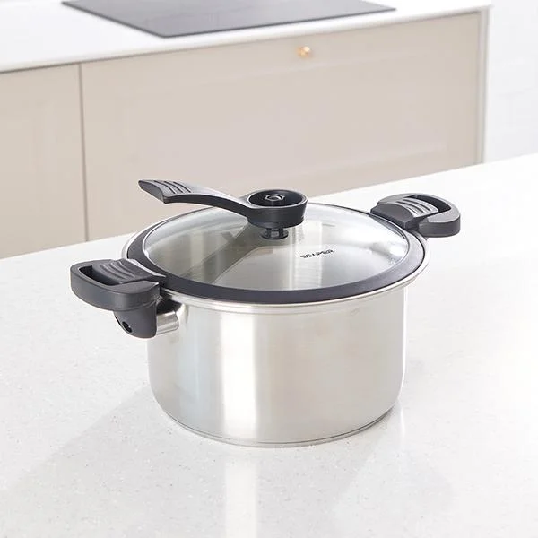 [06328] IH 스텐 저압 진공냄비, 5L, 26cm, 1개