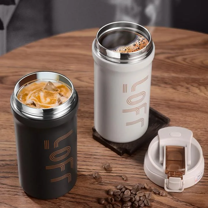 [06405] 프리미엄 커피컵, 블랙, 600ml, 1개