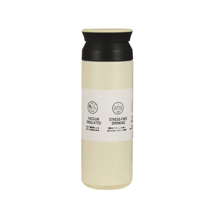 [06435] 라이프그래피 트래블 보틀 텀블러, 밀크화이트, 500ml, 1개