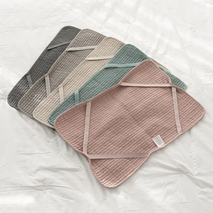 [06448] 마더스홈 매일 빨아쓰는 피그먼트 순면 베개커버, 밴드형, 베이지, 40x60cm, 2개